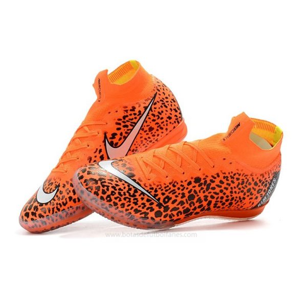 Nike Mercurial SuperflyX Elite IC Hombres Naranja Negro